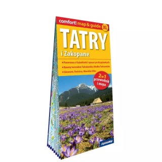 Tatry i Zakopane. Laminowany map&guide 2w1. Przewodnik i mapa
