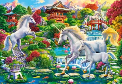Puzzle 1500 elementów. Ogród jednorożców Puzzle 1500 elementów. Ogród jednorożców