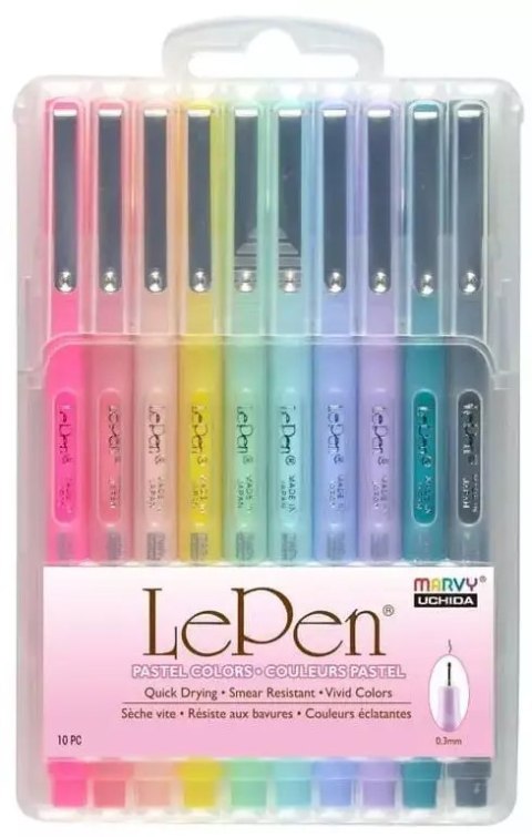 Długopisy Marvy Le Pen Pastel (10 sztuk) Długopisy Marvy Le Pen Pastel (10 sztuk)
