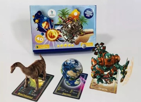 INTERAKTYWNE KARTY 4D - Dinozaury,planety,roboty INTERAKTYWNE KARTY 4D - Dinozaury,planety,roboty