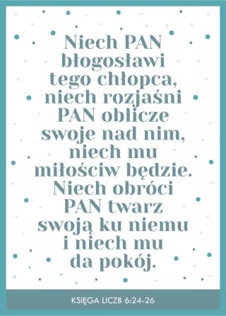 Kartka okolicznościowa z kopertą. Niech Pan błogosławi tego chłopca
