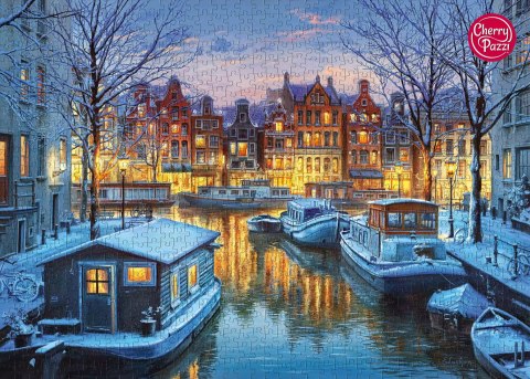 Puzzle 1000 elementów. Amsterdam nocą 30264