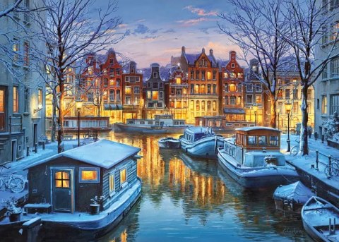 Puzzle 1000 elementów. Amsterdam nocą 30264
