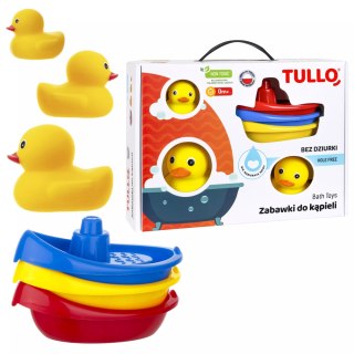 Zabawki do kąpieli, 6 sztuk, bez dziurki