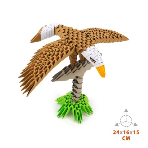 Origami 3D. Orzeł (336 elementów)