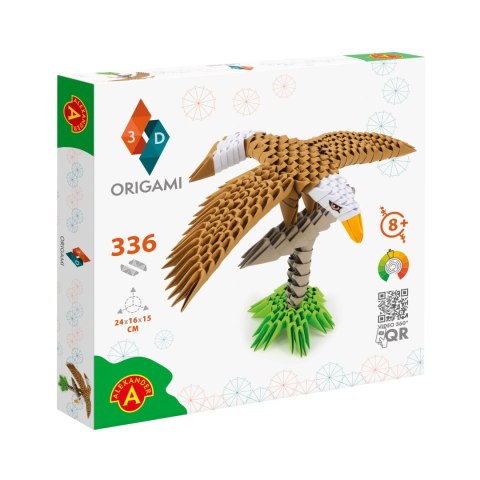 Origami 3D. Orzeł (336 elementów)