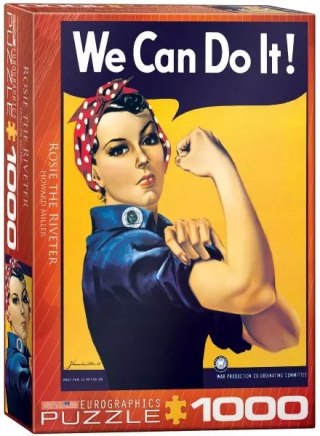 Puzzle 1000 elementów. Stare plakaty - We Can Do It!