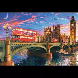 Puzzle drewniane 500+1 elementów. Pałac Westminsterski, Big Ben, Londyn