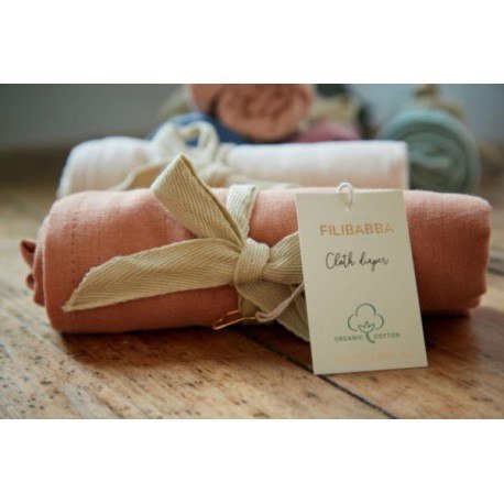 Filibabba pieluszka muślinowa 65 x 65 cm blush Filibabba pieluszka muślinowa 65 x 65 cm blush