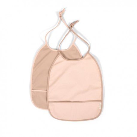 Filibabba śliniak wiązany 2 szt. peach-blush Filibabba śliniak wiązany 2 szt. peach-blush