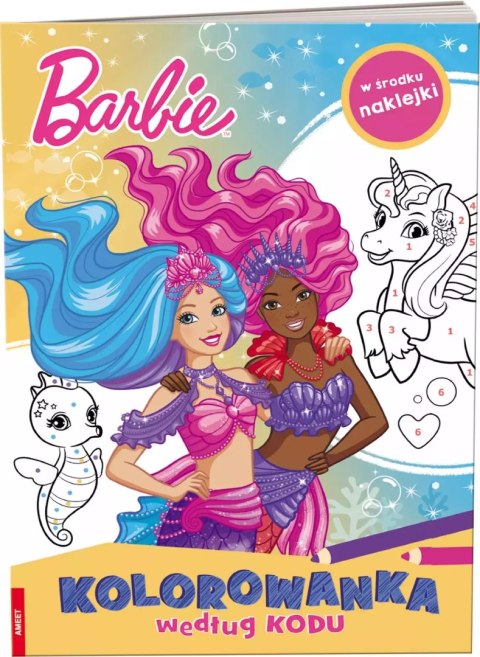 Barbie Dreamtopia. Kolorowanka według kodu Barbie Dreamtopia. Kolorowanka według kodu