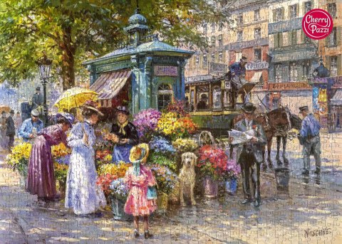 Puzzle 1000 elementów. Stoisko z kwiatami 30226