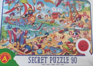 Puzzle 90 elementów. Plaża