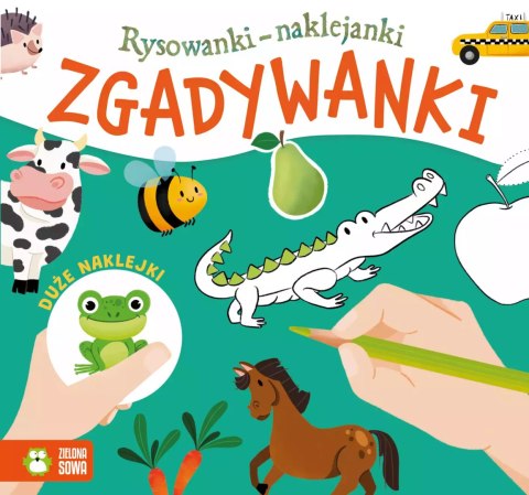 Rysowanki-naklejanki. Zgadywanki Rysowanki-naklejanki. Zgadywanki