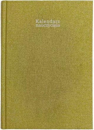 Kalendarz nauczyciela 2024/2025 A5 tygodniowy Ekolen, seledynowy