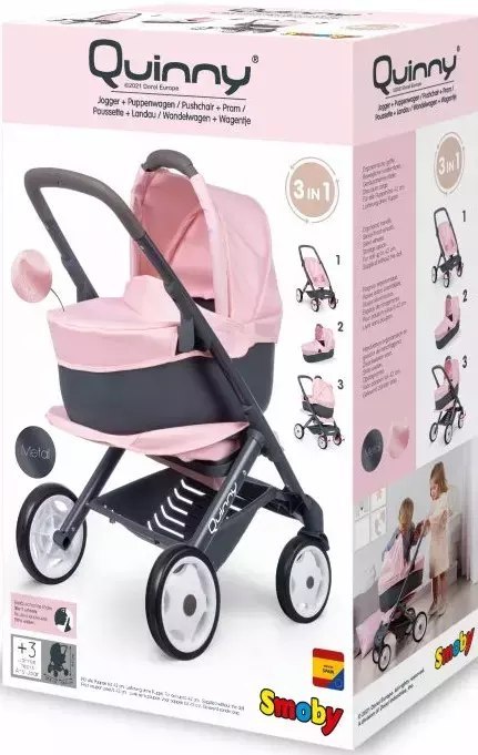 Maxi-Cosi. Wózek 3w1, różowy