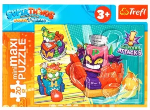 Puzzle mini maxi 20 elementów. Super Things Puzzle mini maxi 20 elementów. Super Things