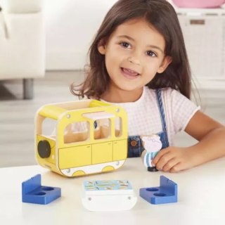 Świnka Peppa. Drewniany kamper z figurką