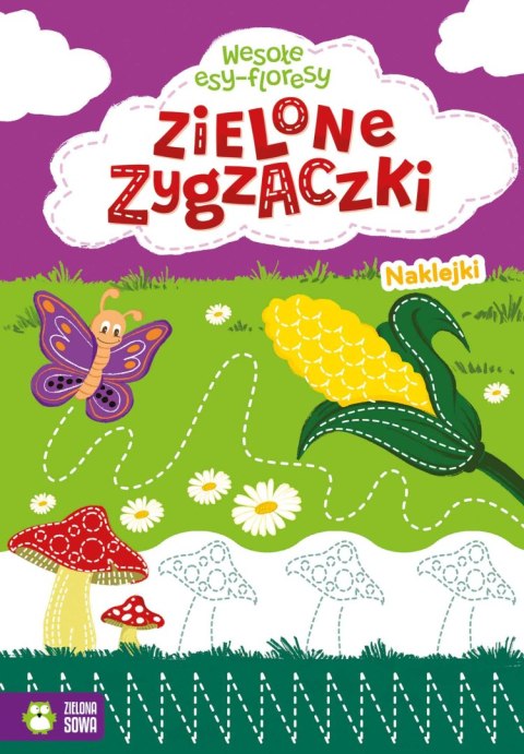 Wesołe esy-floresy. Zielone zygzaczki Wesołe esy-floresy. Zielone zygzaczki