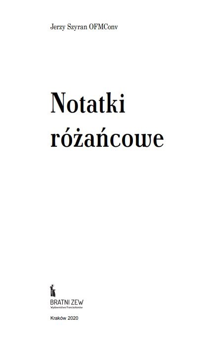 Notatki różańcowe