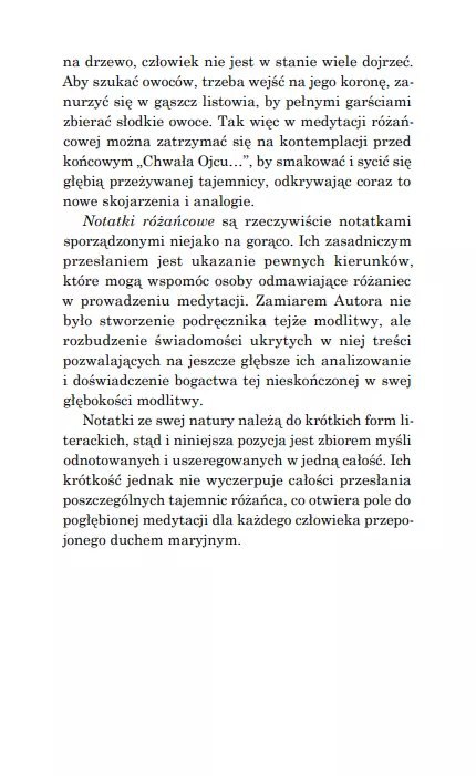 Notatki różańcowe