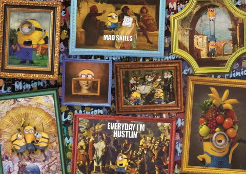 Puzzle 1000 elementów. Galeria Minionków Puzzle 1000 elementów. Galeria Minionków