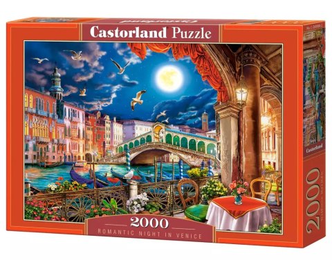 Puzzle 2000 elementów. Romantyczna noc w Wenecji