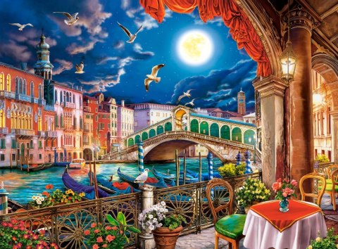 Puzzle 2000 elementów. Romantyczna noc w Wenecji