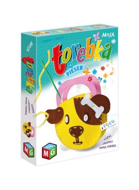 Moja torebka. Torebka filcowa piesek, 17 elementów Moja torebka. Torebka filcowa piesek, 17 elementów