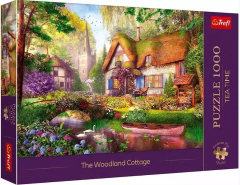 Puzzle 1000 elementów. Premium Plus Quality. Tea Time. Urocza chatka w lesie Puzzle 1000 elementów. Premium Plus Quality. Tea Time. Urocza chatka w lesie