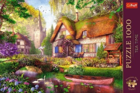 Puzzle 1000 elementów. Premium Plus Quality. Tea Time. Urocza chatka w lesie Puzzle 1000 elementów. Premium Plus Quality. Tea Time. Urocza chatka w lesie