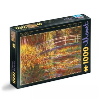 Puzzle 1000 elementów. Japoński mostek, Claude Monet