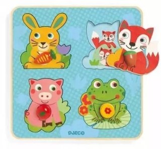 Puzzle drewniane, croc-carrot