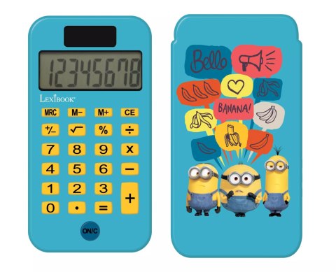 Kalkulator kieszonkowy Minionki z osłoną ochronną C45DES Kalkulator kieszonkowy Minionki z osłoną ochronną C45DES