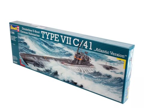 Model niemieckiej łodzi podwodnej Submarine TYPE VII C/41, 1:144 Model niemieckiej łodzi podwodnej Submarine TYPE VII C/41, 1:144