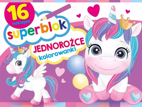 Superblok. Jednorożce Kolorowanki Superblok. Jednorożce Kolorowanki