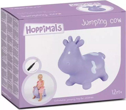 Hoppimals. Skoczek krówka, fioletowa