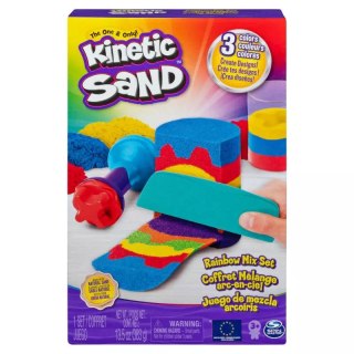 Kinetic Sand. Zestaw tęczowych narzędzi
