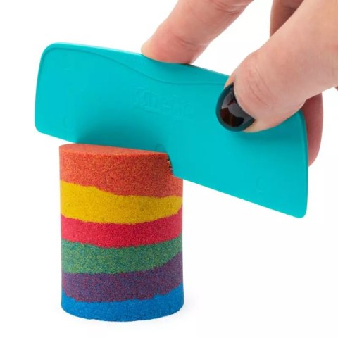 Kinetic Sand. Zestaw tęczowych narzędzi