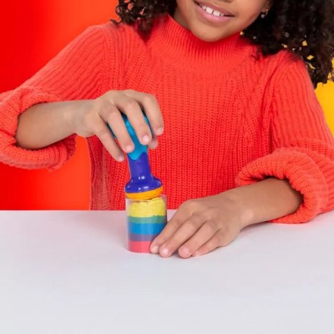 Kinetic Sand. Zestaw tęczowych narzędzi