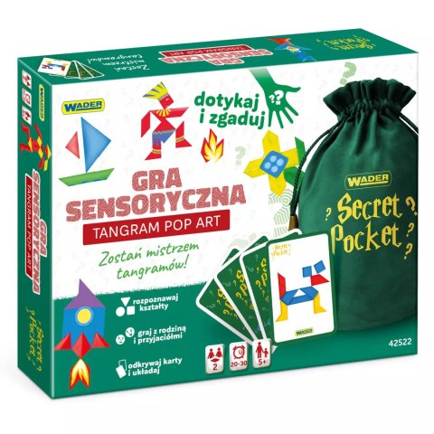 Play&Fun. Gra sensoryczna Secret Pocket Tangram Pop Art 42522 Play&Fun. Gra sensoryczna Secret Pocket Tangram Pop Art 42522