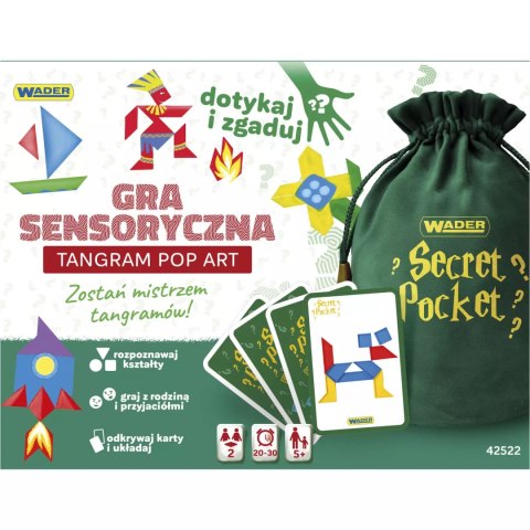 Play&Fun. Gra sensoryczna Secret Pocket Tangram Pop Art 42522 Play&Fun. Gra sensoryczna Secret Pocket Tangram Pop Art 42522