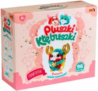 Pluszki-Kłębuszki. Reniferek (96 elementów)