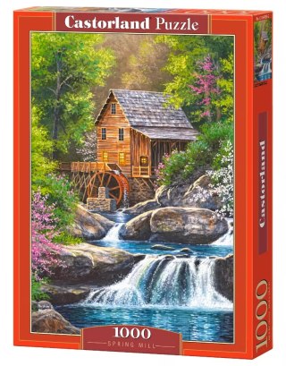 Puzzle 1000 elementów. Młyn wiosną
