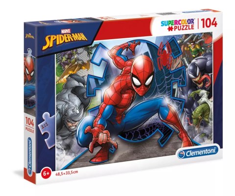 Puzzle 104 elementy. Supercolor. Spider-Man Puzzle 104 elementy. Supercolor. Spider-Man