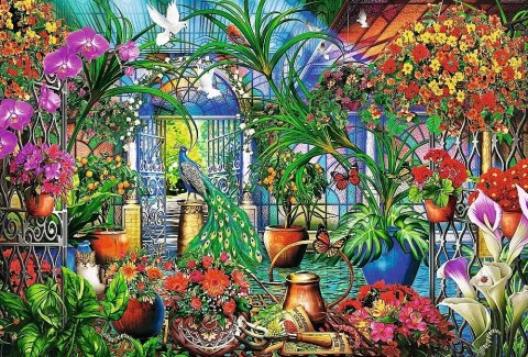 Puzzle 1500 elementów. Tajemniczy ogród Puzzle 1500 elementów. Tajemniczy ogród