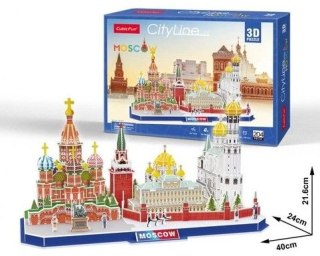 Puzzle 3D 204 elementy. City Line. Moskwa