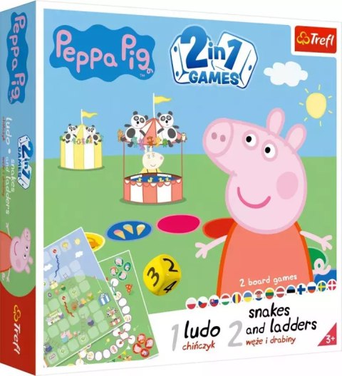 Świnka Peppa. 2w1 Chinczyk/Węże i drabiny Świnka Peppa. 2w1 Chinczyk/Węże i drabiny