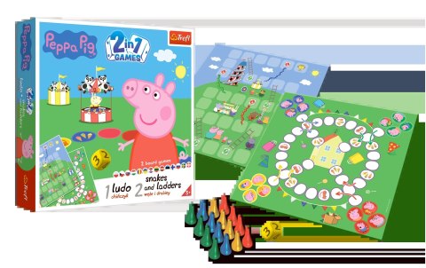 Świnka Peppa. 2w1 Chinczyk/Węże i drabiny Świnka Peppa. 2w1 Chinczyk/Węże i drabiny