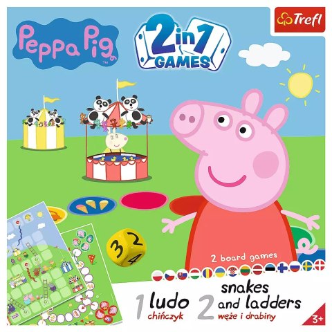Świnka Peppa. 2w1 Chinczyk/Węże i drabiny Świnka Peppa. 2w1 Chinczyk/Węże i drabiny